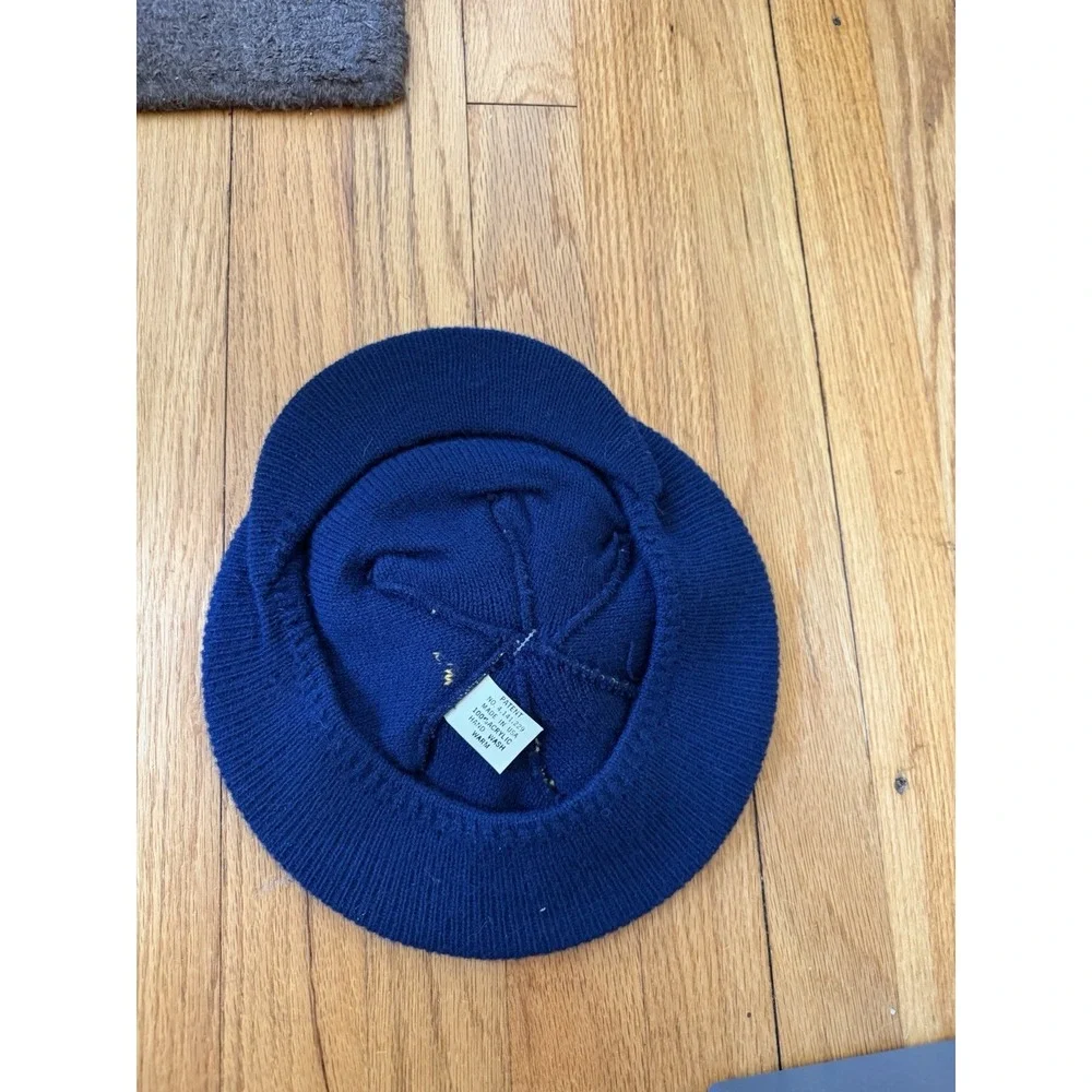 Vintage 1970's-80's University of Michigan Wolverines Beanie Beret Hat w/ Pom US